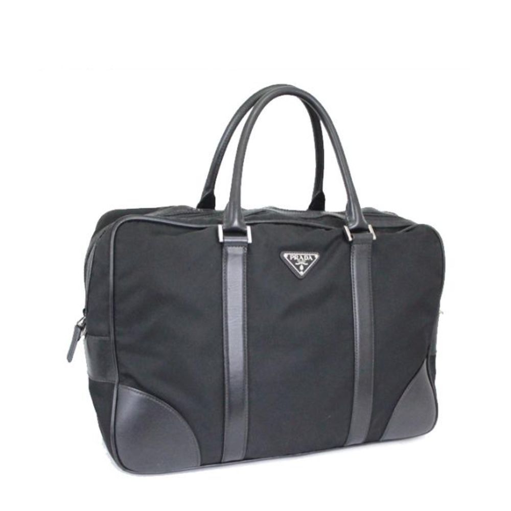 Prada Business Bag Briefcase Nylon Black